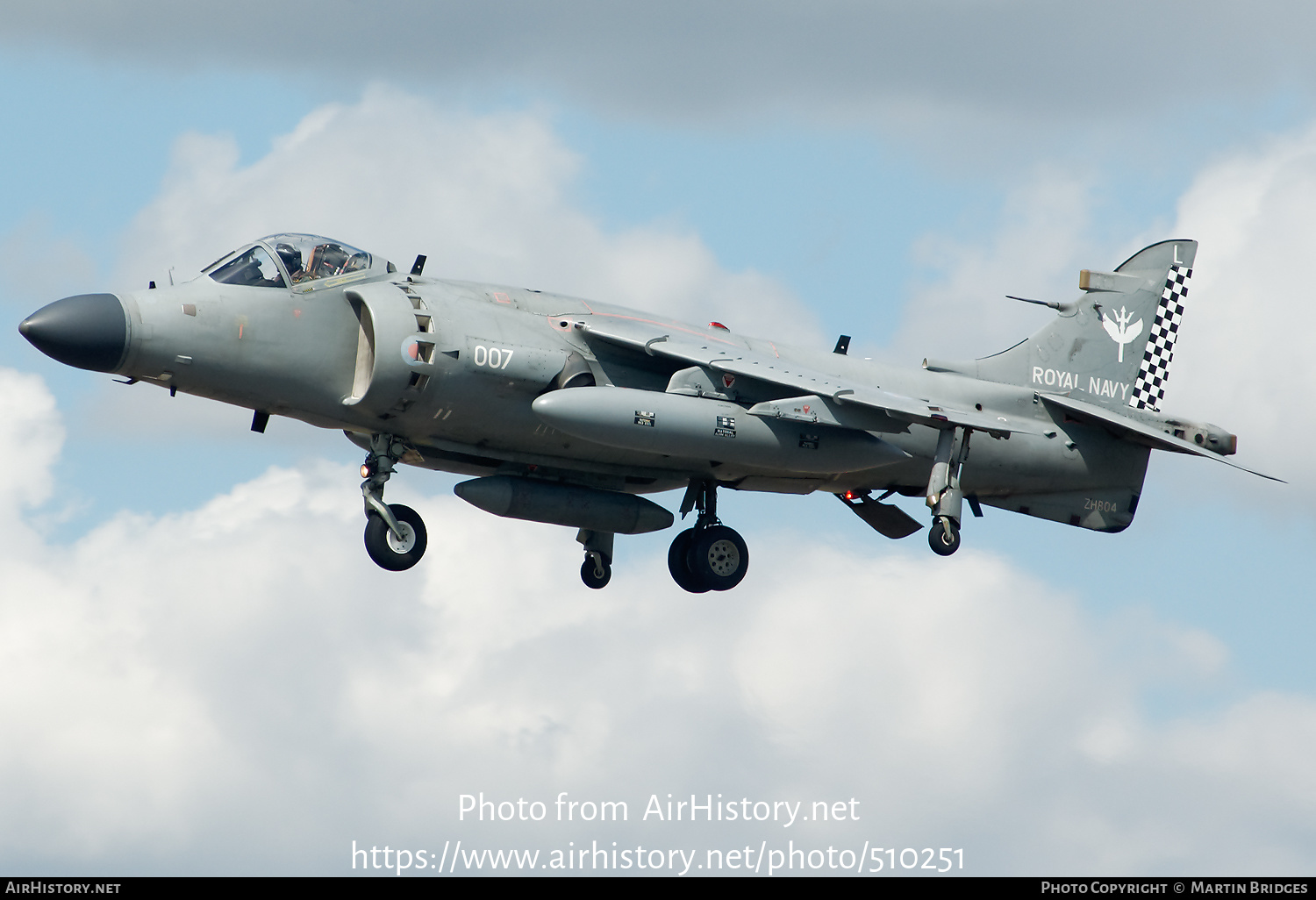 Aircraft Photo of ZH804 | British Aerospace Sea Harrier FA2 | UK - Navy ...