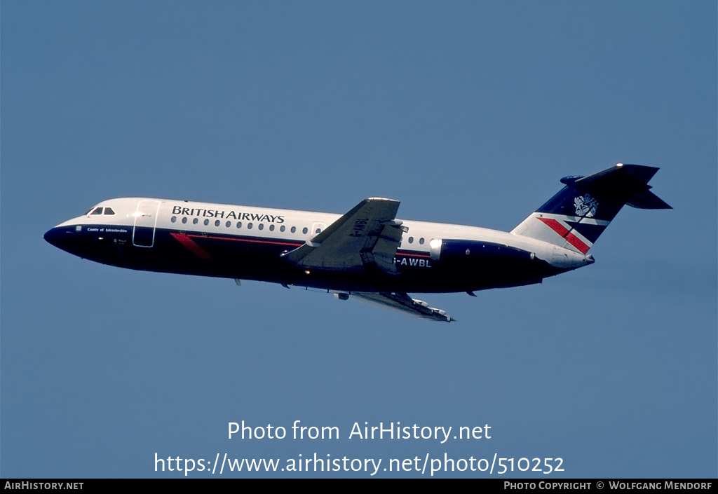 Aircraft Photo of G-AWBL | BAC 111-416EK One-Eleven | British Airways | AirHistory.net #510252