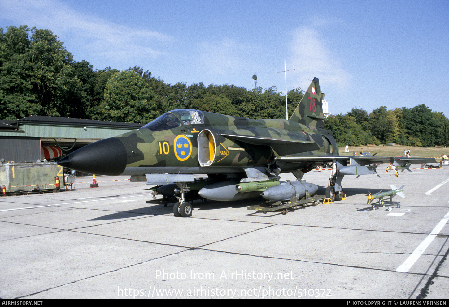 Aircraft Photo of 37078 | Saab AJ37 Viggen | Sweden - Air Force | AirHistory.net #510372