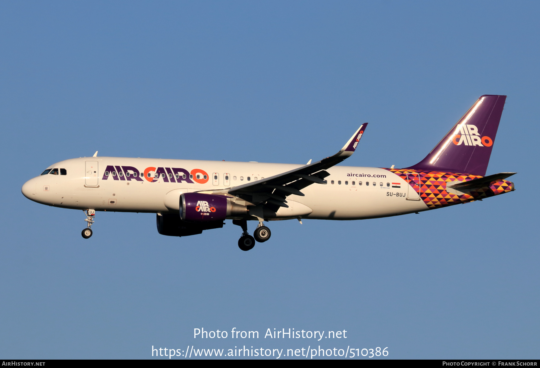 Aircraft Photo of SU-BUJ | Airbus A320-214 | Air Cairo | AirHistory.net #510386