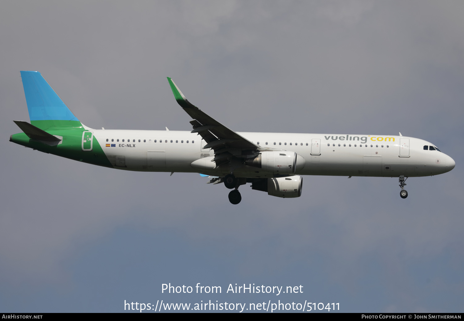 Aircraft Photo of EC-NLX | Airbus A321-211 | Vueling Airlines | AirHistory.net #510411