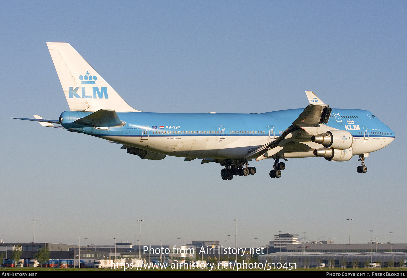 Aircraft Photo of PH-BFK | Boeing 747-406M | KLM - Royal Dutch Airlines | AirHistory.net #510451