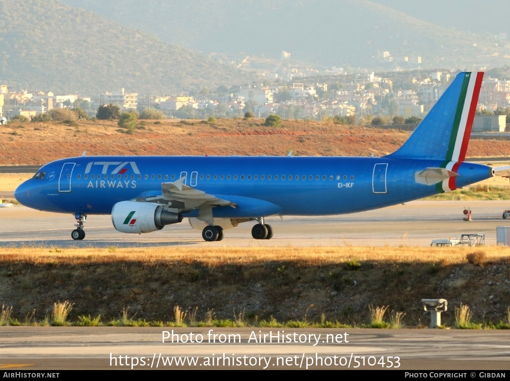 Aircraft Photo of EI-IKF | Airbus A320-214 | ITA Airways | AirHistory.net #510453