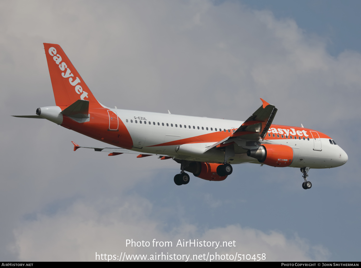 Aircraft Photo of G-EZUL | Airbus A320-214 | EasyJet | AirHistory.net #510458