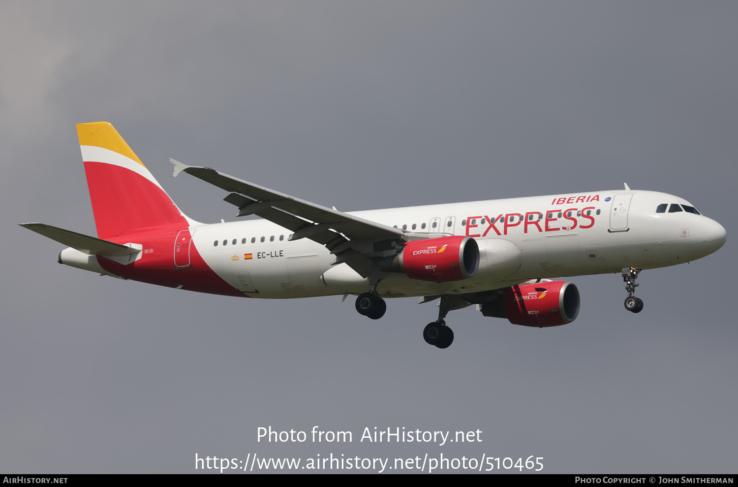 Aircraft Photo of EC-LLE | Airbus A320-214 | Iberia Express | AirHistory.net #510465