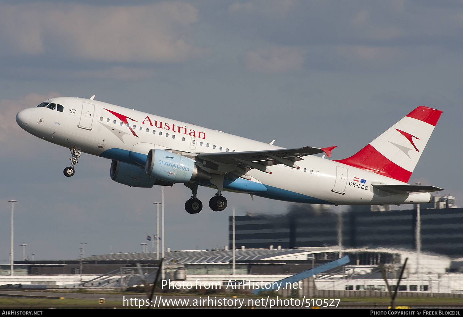 Aircraft Photo of OE-LDC | Airbus A319-112 | Austrian Airlines | AirHistory.net #510527