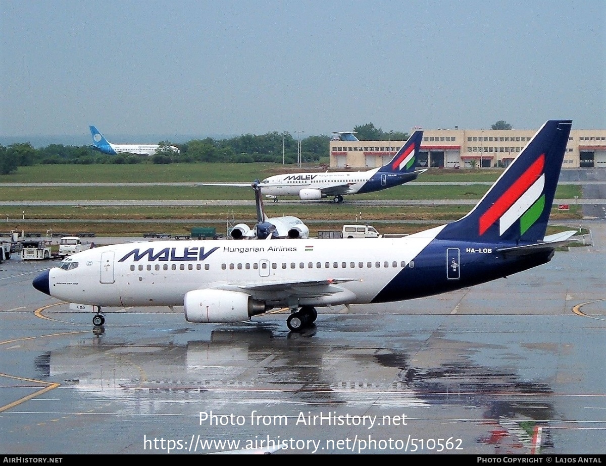 Aircraft Photo of HA-LOB | Boeing 737-7Q8 | Malév - Hungarian Airlines | AirHistory.net #510562