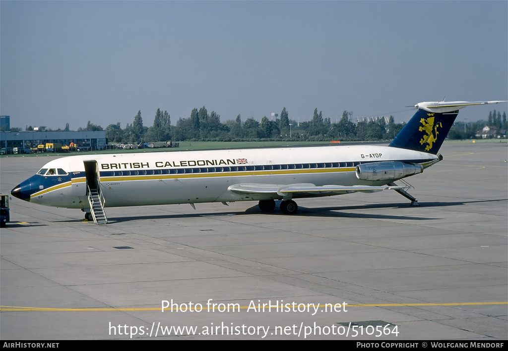 Aircraft Photo of G-AYOP | BAC 111-530FX One-Eleven | British Caledonian Airways | AirHistory.net #510564