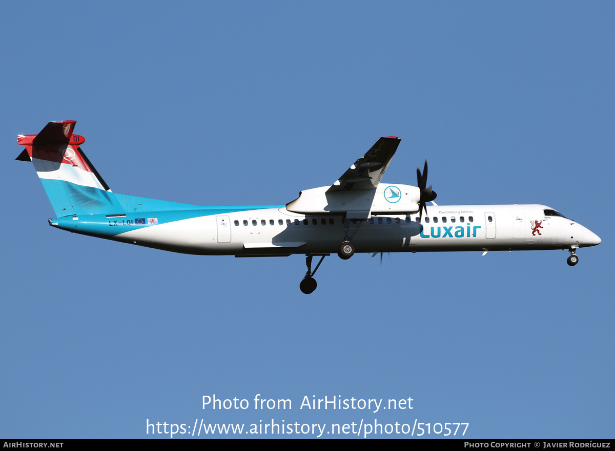 Aircraft Photo of LX-LQI | Bombardier DHC-8-402 Dash 8 | Luxair | AirHistory.net #510577