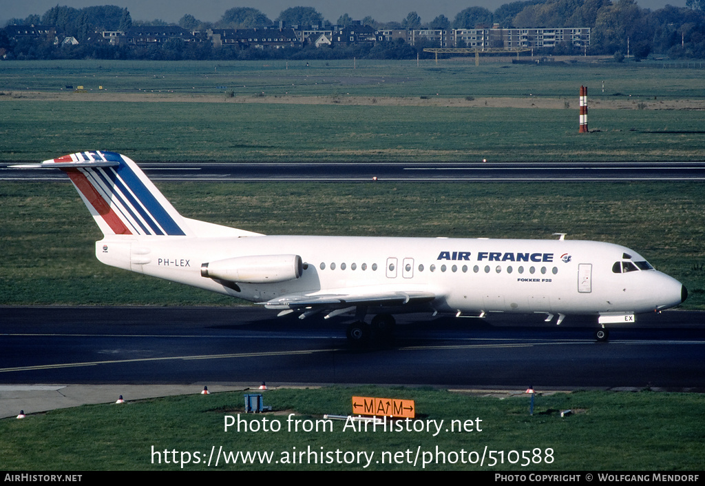 Aircraft Photo of PH-LEX | Fokker F28-4000 Fellowship | Air France | AirHistory.net #510588