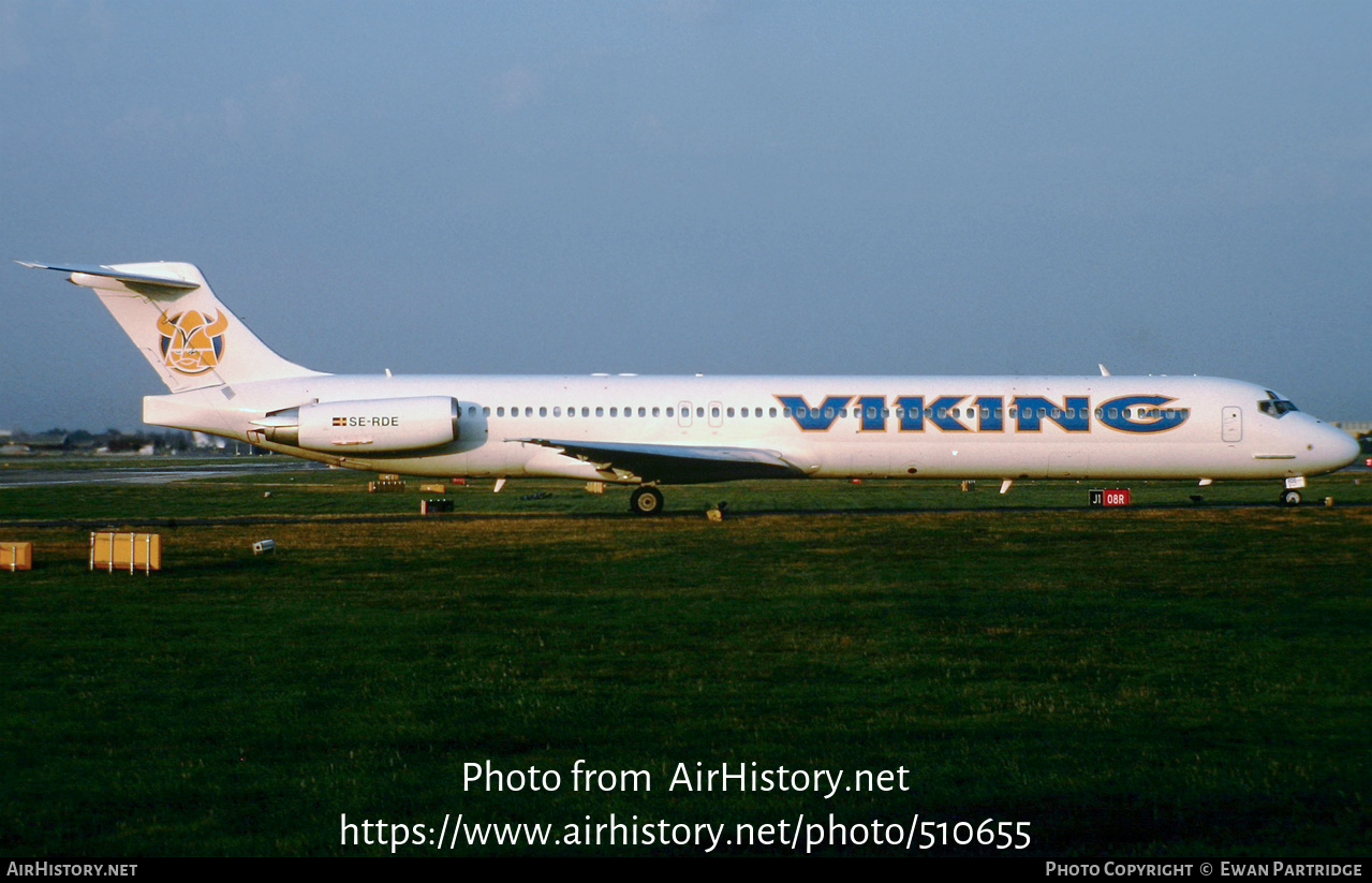 Aircraft Photo of SE-RDE | McDonnell Douglas MD-83 (DC-9-83) | Viking Airlines | AirHistory.net #510655