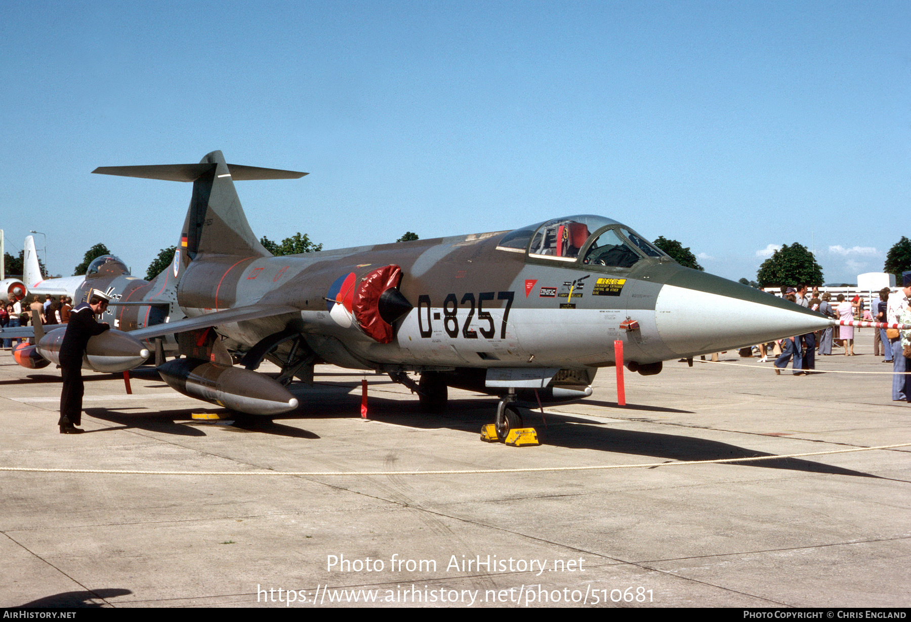 Aircraft Photo of D-8527 | Lockheed F-104G Starfighter | Netherlands - Air Force | AirHistory.net #510681