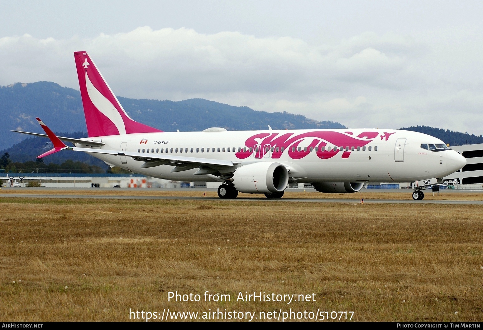 Aircraft Photo of C-GYLP | Boeing 737-8 Max 8 | Swoop | AirHistory.net #510717