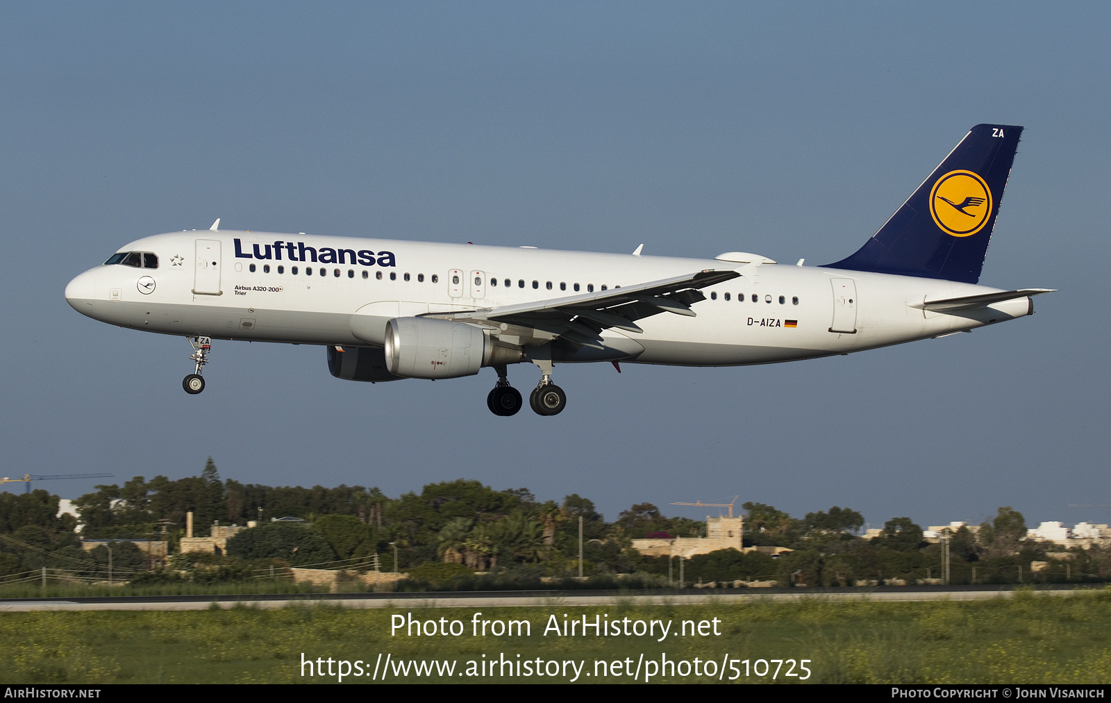 Aircraft Photo of D-AIZA | Airbus A320-214 | Lufthansa | AirHistory.net #510725