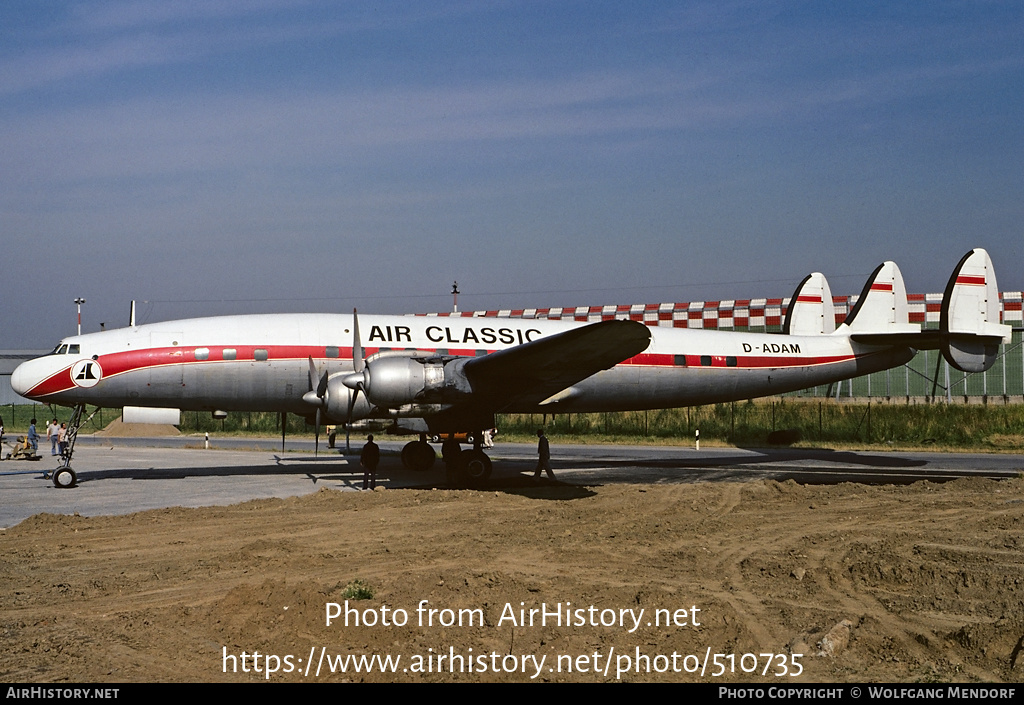 Aircraft Photo of D-ADAM | Lockheed L-1049G Super Constellation | Air Classic | AirHistory.net #510735