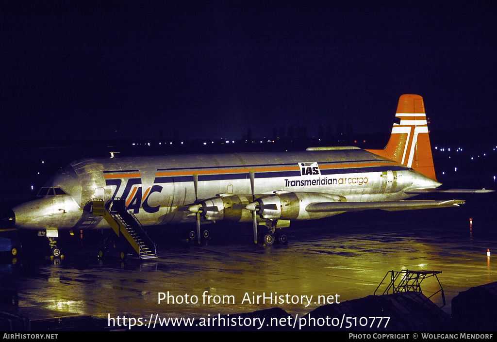 Aircraft Photo of N447T | Conroy CL-44-O Guppy | Transmeridian Air Cargo | AirHistory.net #510777