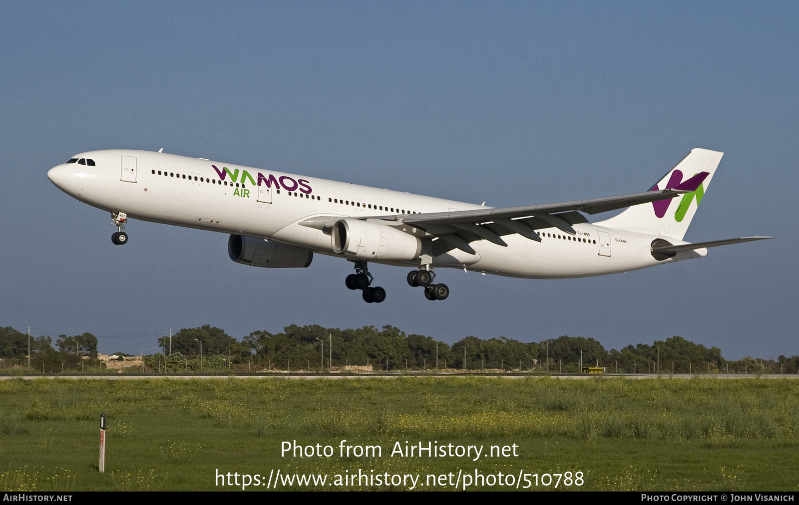 Aircraft Photo of EC-NOG | Airbus A330-343 | Wamos Air | AirHistory.net #510788