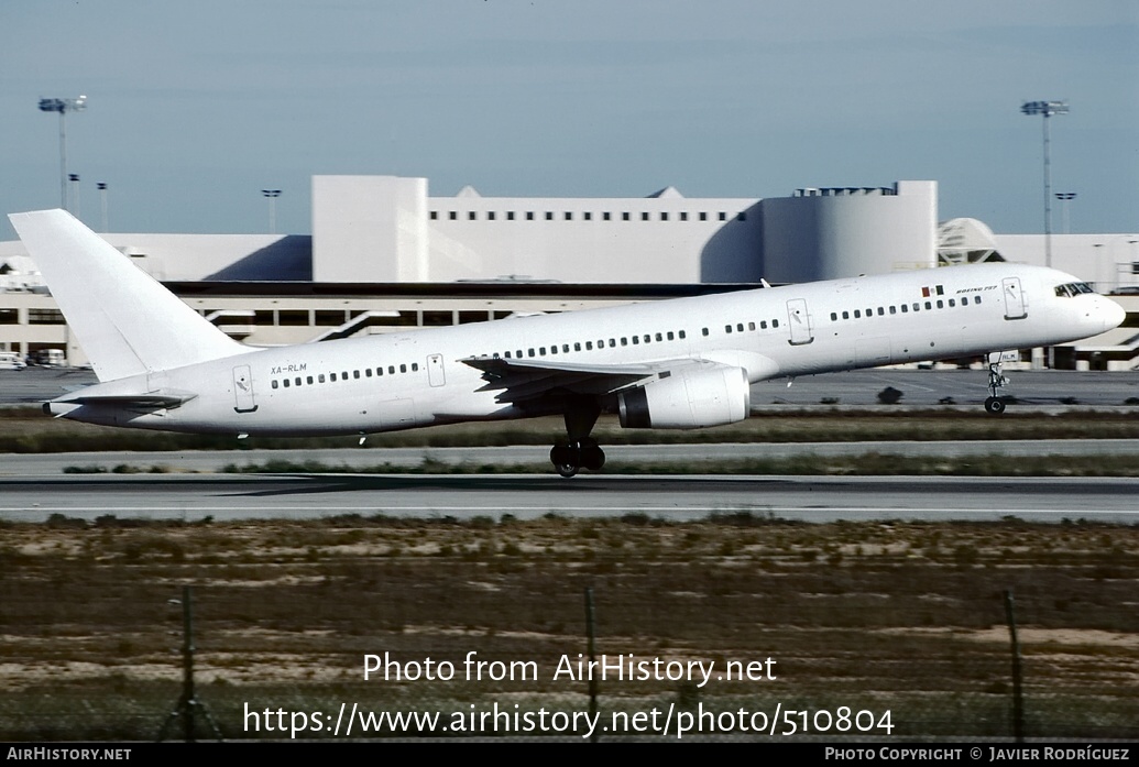 Aircraft Photo of XA-RLM | Boeing 757-23A | AirHistory.net #510804