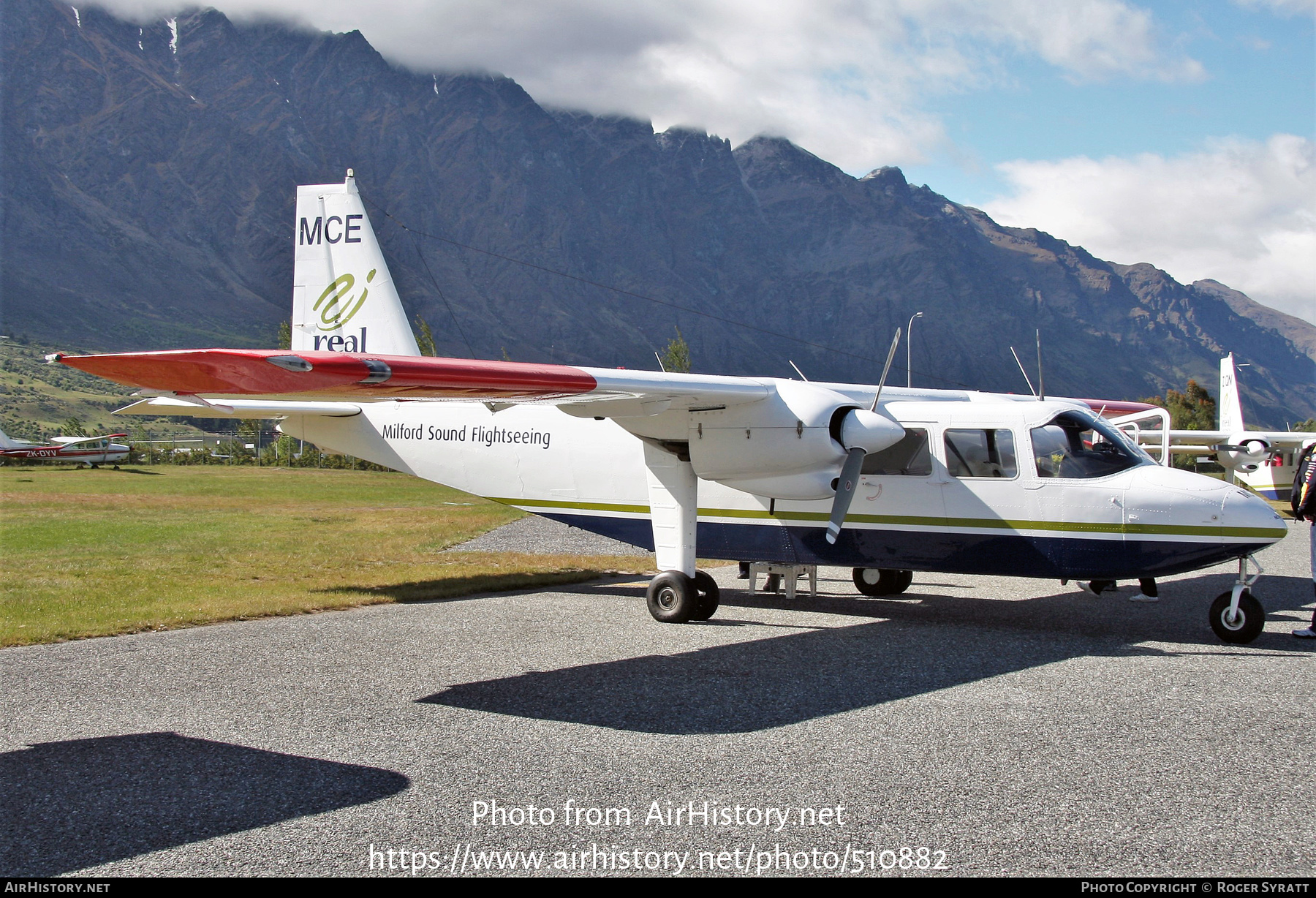 Aircraft Photo of ZK-MCE / MCE | Britten-Norman BN-2A-26 Islander | Milford Sound Flightseeing | AirHistory.net #510882