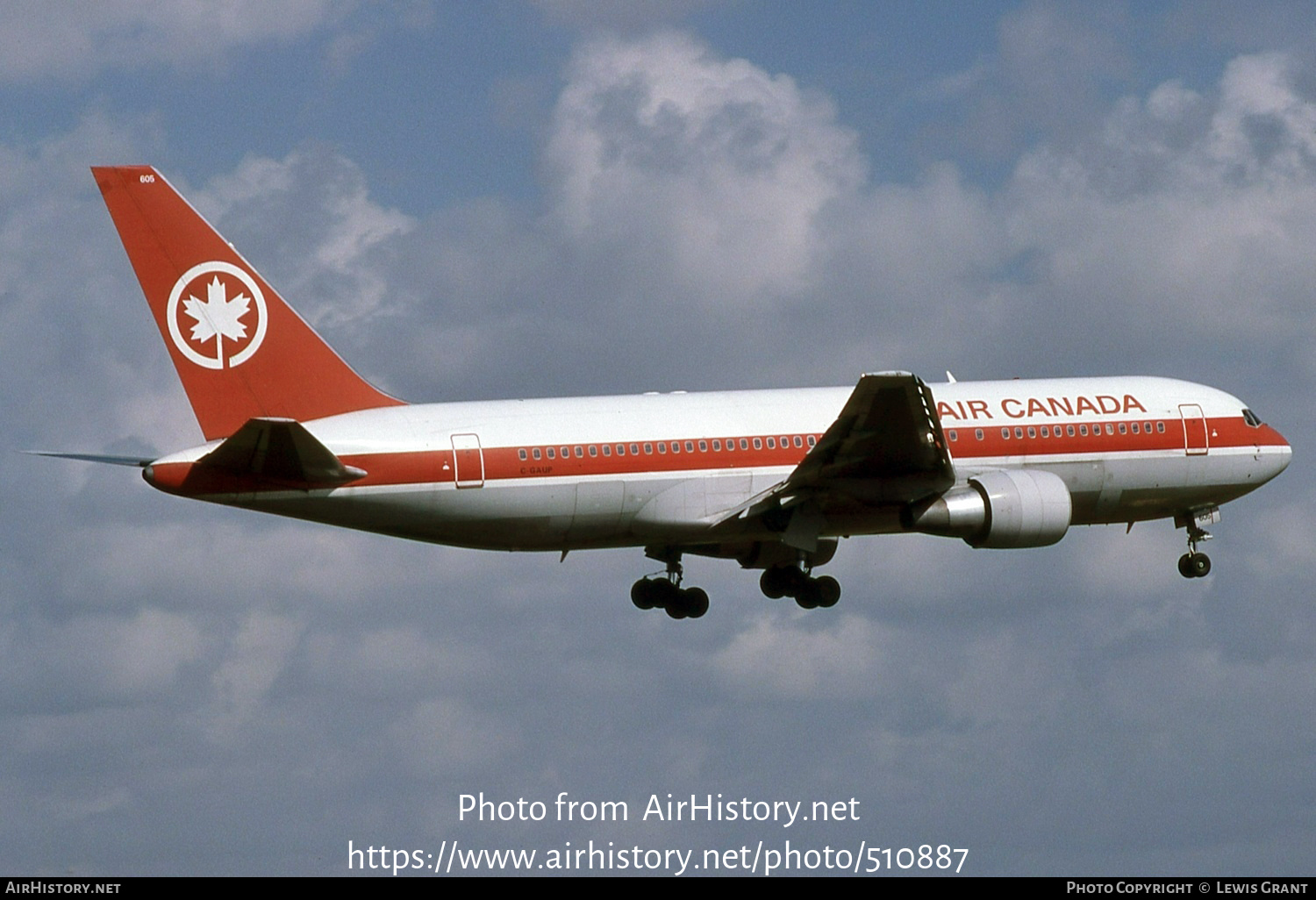 Aircraft Photo of C-GAUP | Boeing 767-233 | Air Canada | AirHistory.net #510887