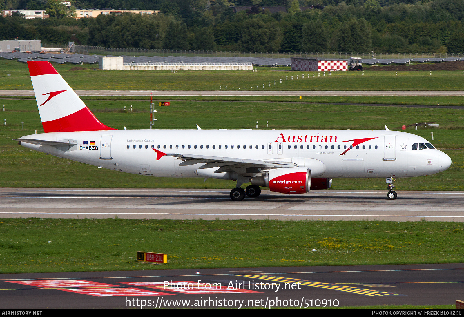 Aircraft Photo of D-ABZB | Airbus A320-216 | Austrian Airlines | AirHistory.net #510910