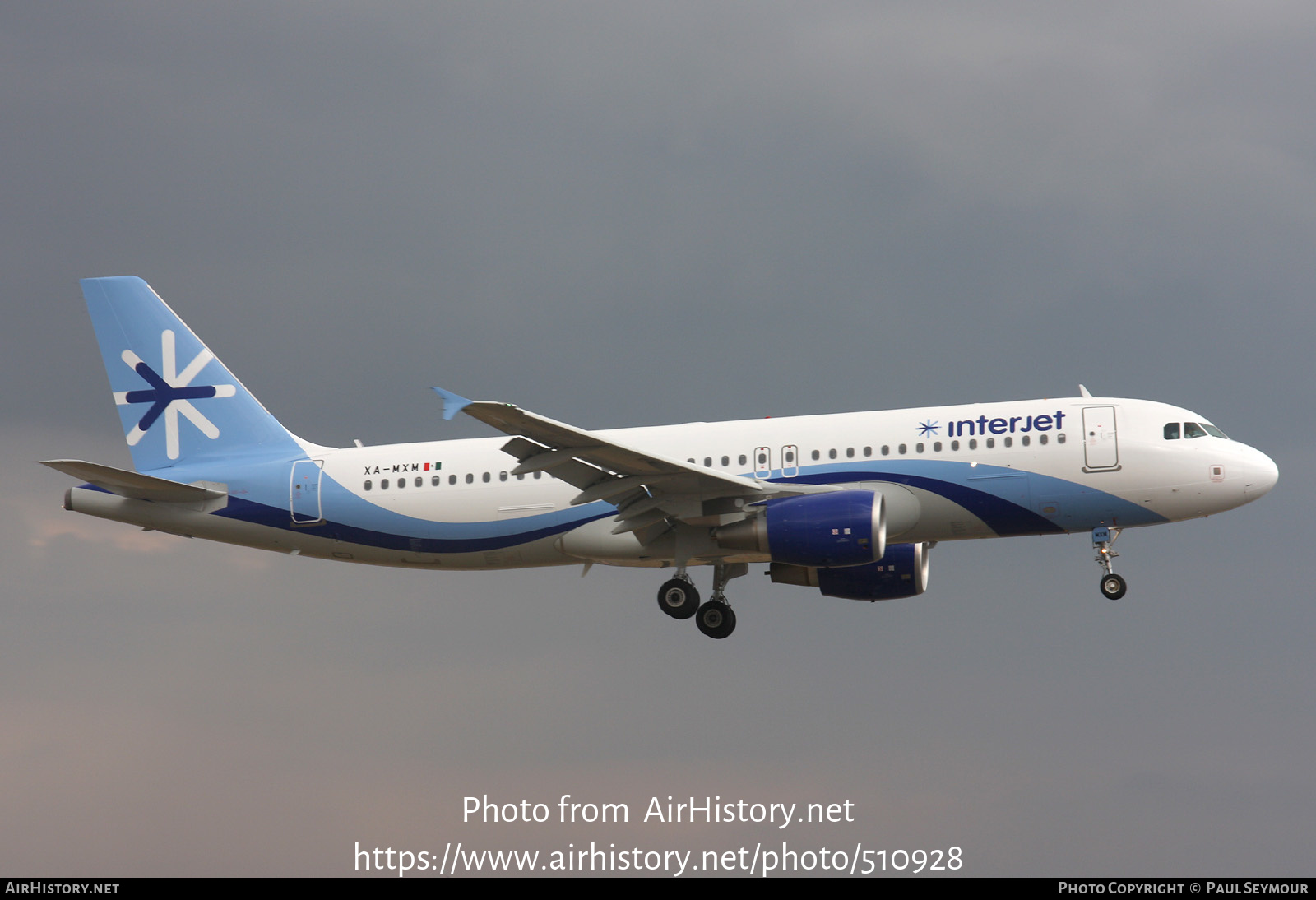 Aircraft Photo of XA-MXM | Airbus A320-214 | Interjet | AirHistory.net #510928