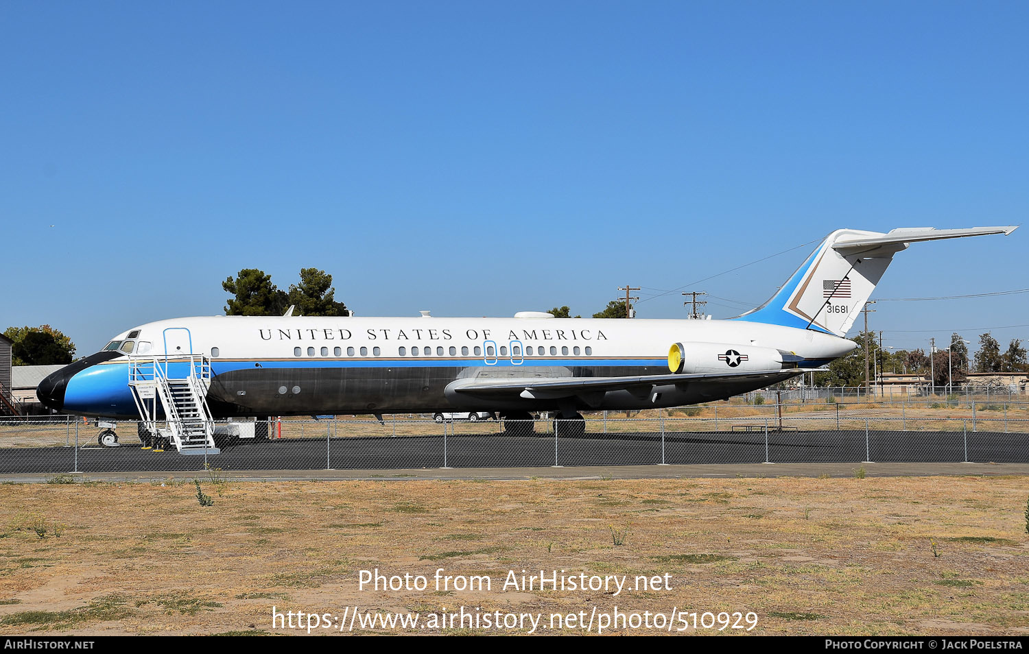 Aircraft Photo of 73-1681 / 31681 | McDonnell Douglas VC-9C | USA - Air Force | AirHistory.net #510929