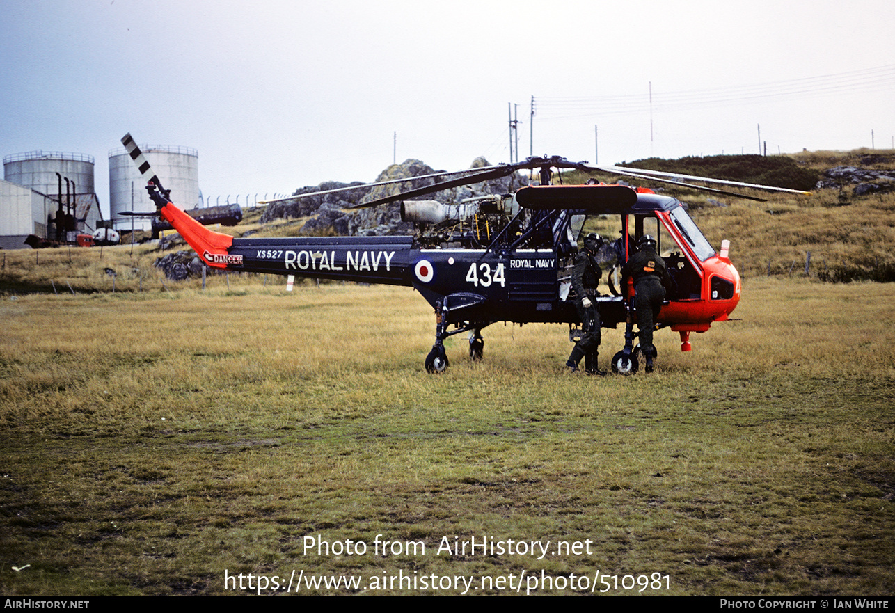 Aircraft Photo of XS527 | Westland Wasp HAS1 (P-531-2) | AirHistory.net #510981