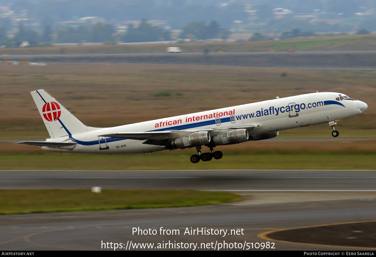 Aircraft Photo of 3D-AFR | Douglas DC-8-54AF Jet Trader | African International Airways | AirHistory.net #510982