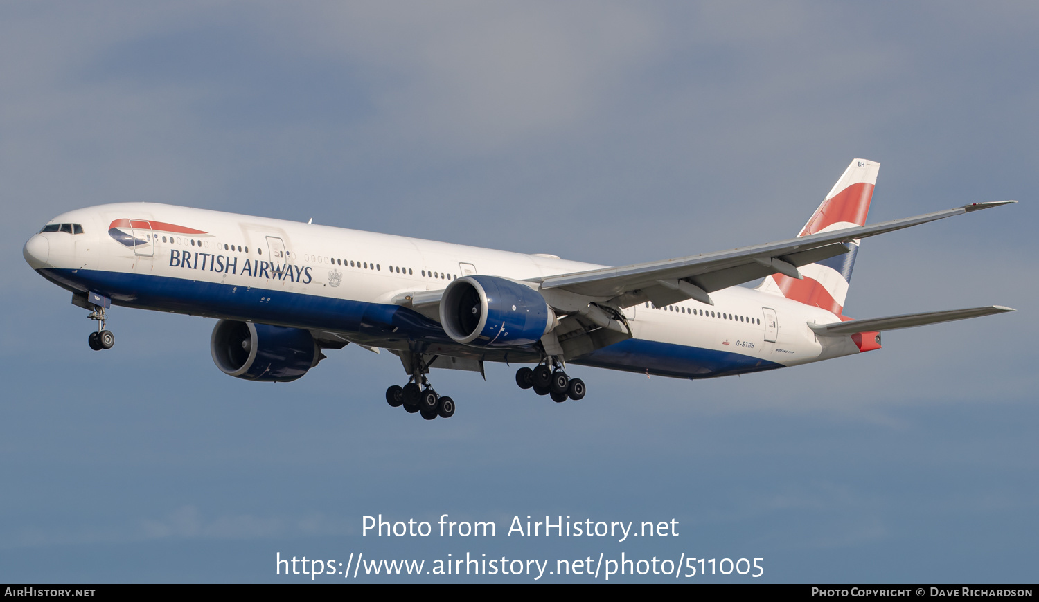 Aircraft Photo of G-STBH | Boeing 777-336/ER | British Airways | AirHistory.net #511005