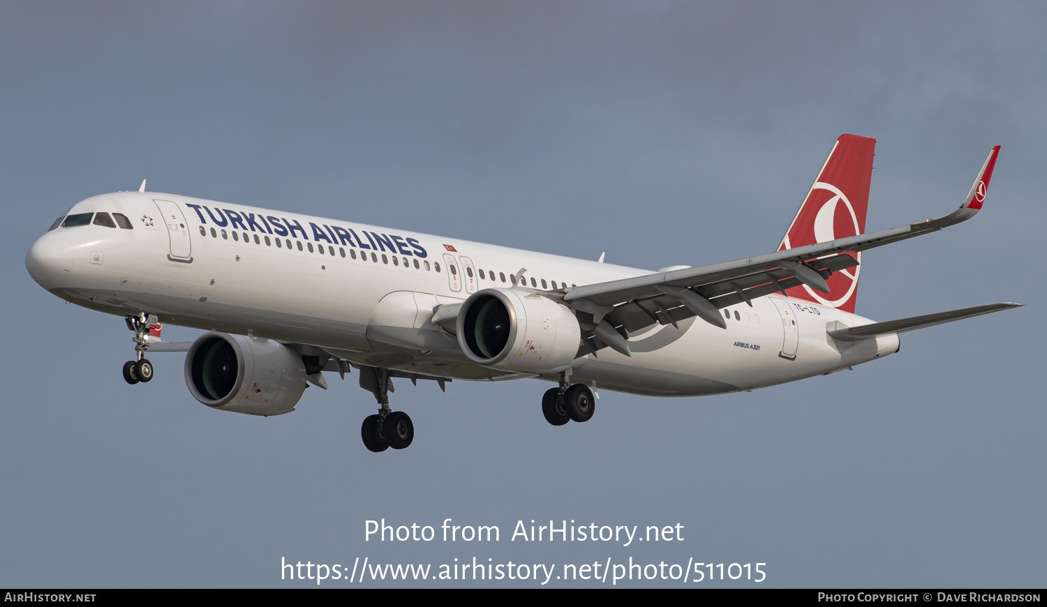 Aircraft Photo of TC-LTD | Airbus A321-271NX | Turkish Airlines | AirHistory.net #511015