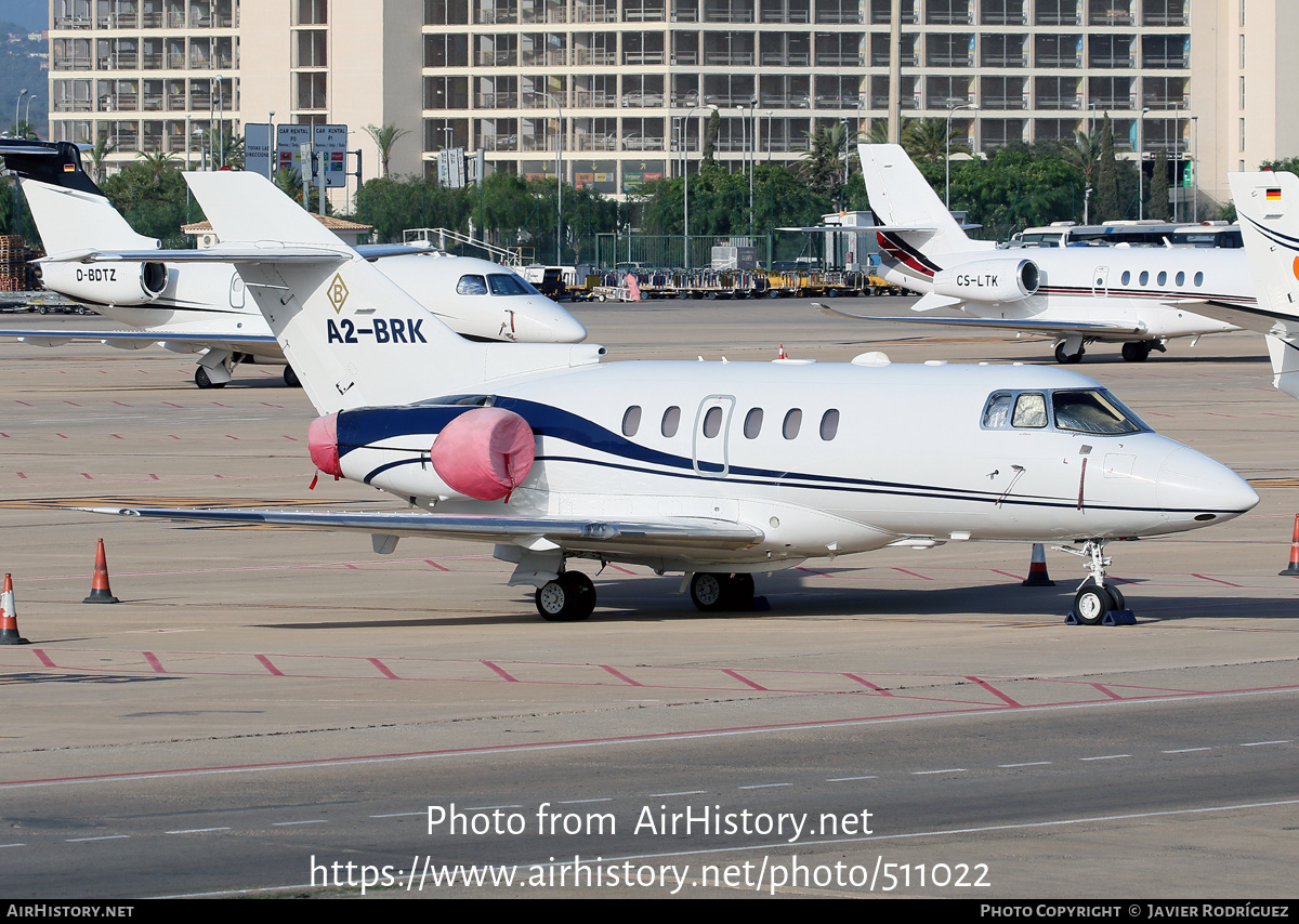 Aircraft Photo of A2-BRK | Hawker Beechcraft 800XP | AirHistory.net #511022