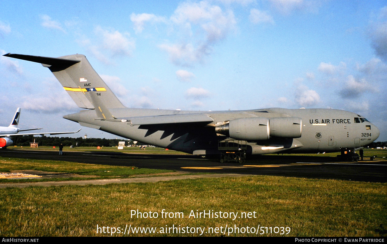 Aircraft Photo of 92-3294 / 23294 | McDonnell Douglas C-17A Globemaster III | USA - Air Force | AirHistory.net #511039