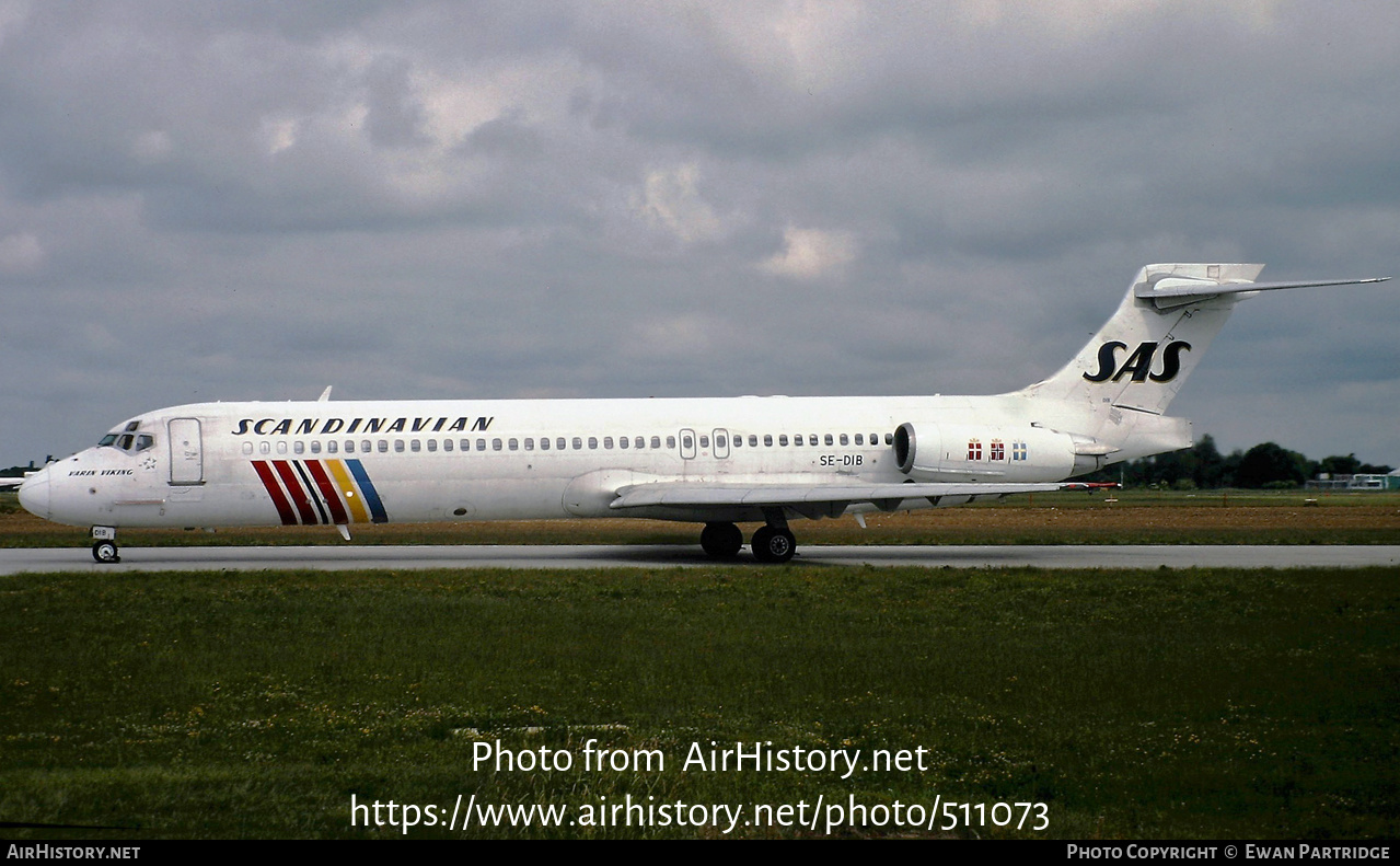 Aircraft Photo of SE-DIB | McDonnell Douglas MD-87 (DC-9-87) | Scandinavian Airlines - SAS | AirHistory.net #511073