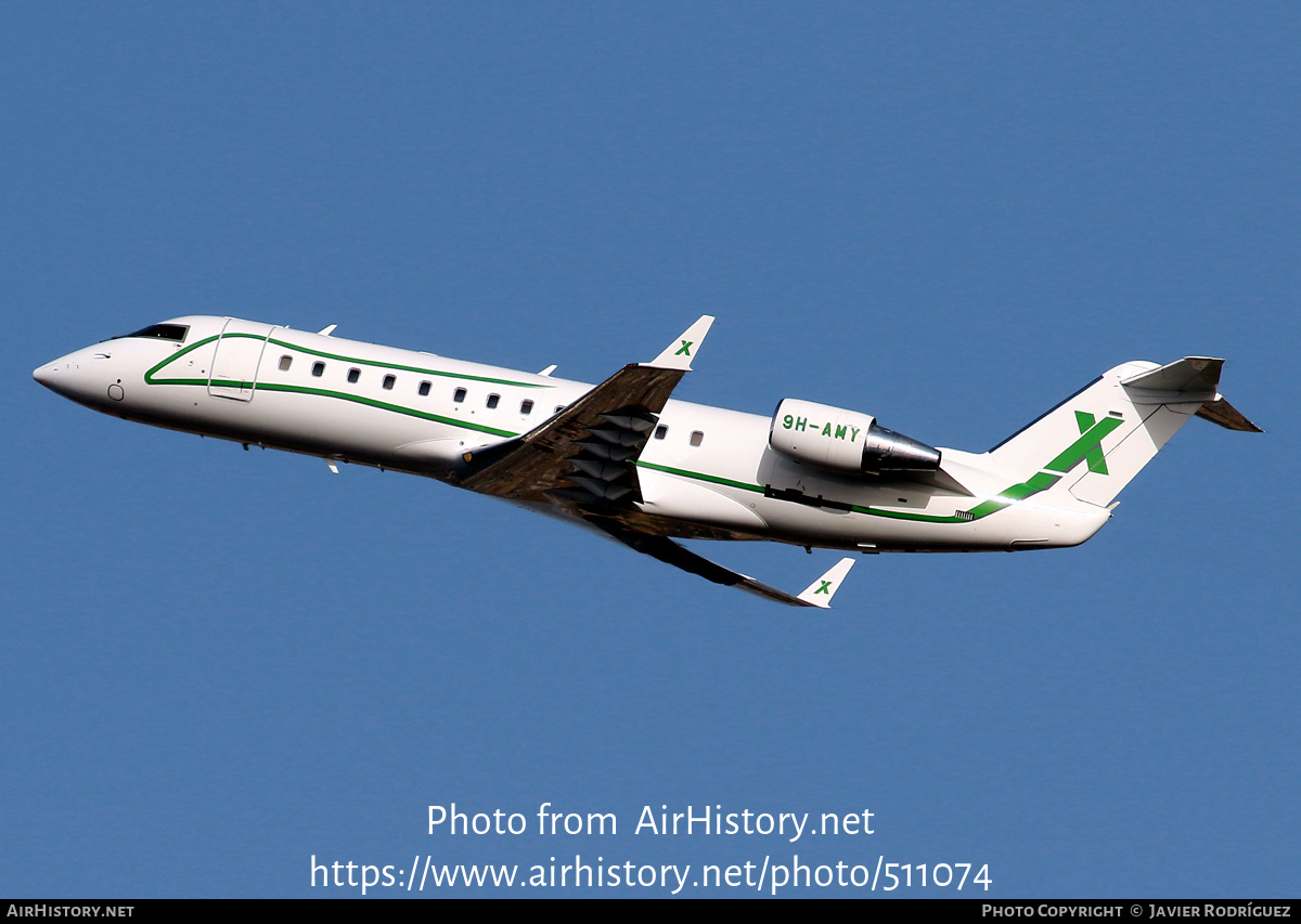 Aircraft Photo of 9H-AMY | Bombardier Challenger 850 (CRJ-200SE/CL-600-2B19) | AirX Charter | AirHistory.net #511074