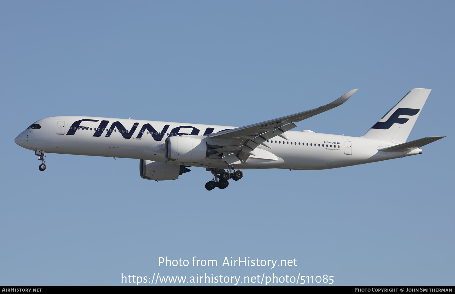 Aircraft Photo of OH-LWD | Airbus A350-941 | Finnair | AirHistory.net #511085