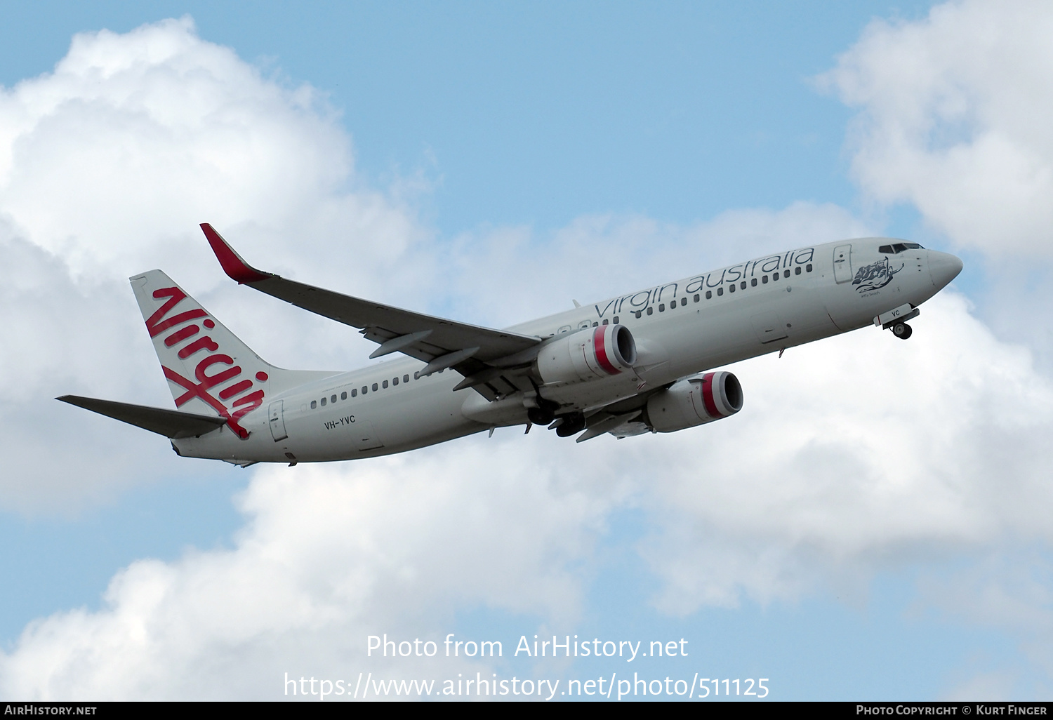 Aircraft Photo of VH-YVC | Boeing 737-8FE | Virgin Australia Airlines | AirHistory.net #511125