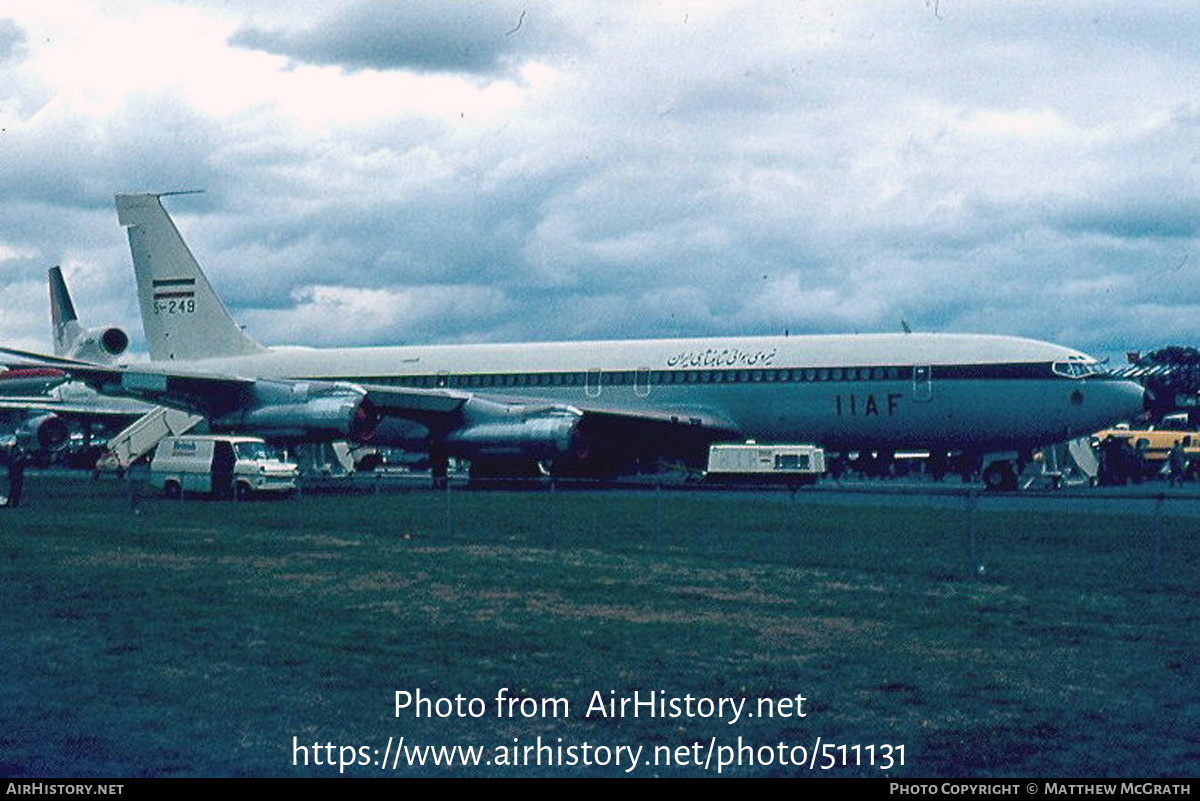 Aircraft Photo of 5-249 | Boeing 707-3J9C | Iran - Air Force | AirHistory.net #511131