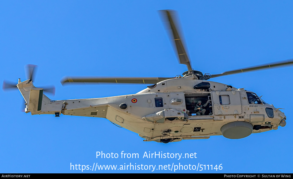 Aircraft Photo of RN-01 | NHI NH90 NFH | Belgium - Air Force | AirHistory.net #511146