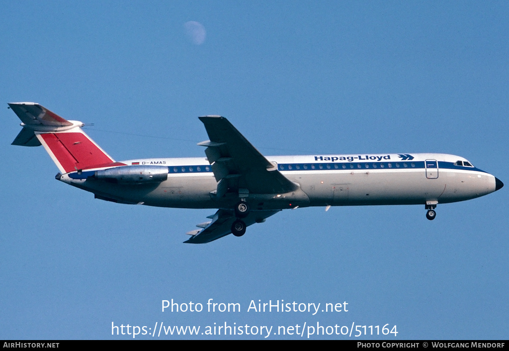 Aircraft Photo of D-AMAS | BAC 111-515FB One-Eleven | Hapag-Lloyd | AirHistory.net #511164