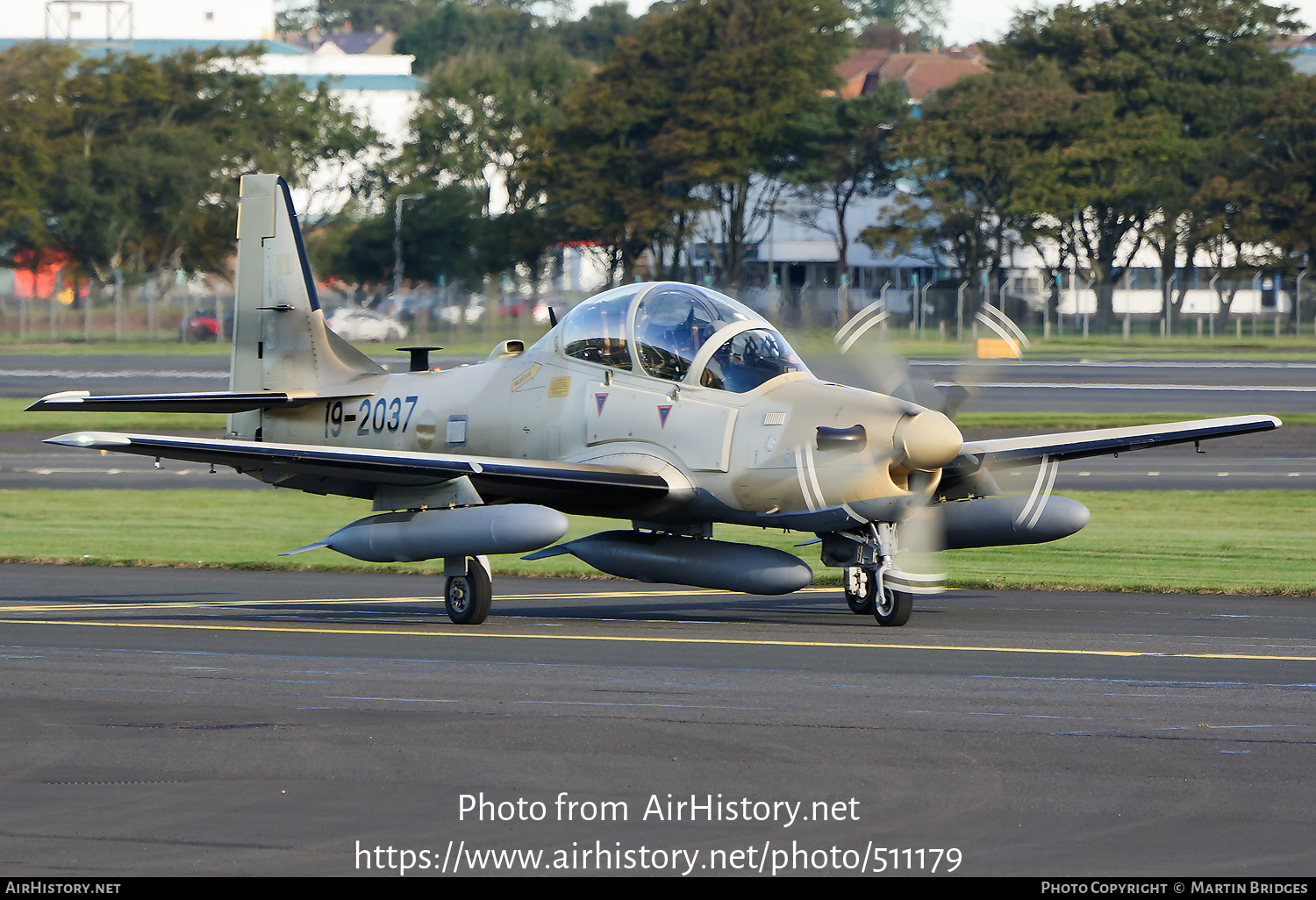 Aircraft Photo of 19-2037 | Embraer A-29B Super Tucano | USA - Air Force | AirHistory.net #511179