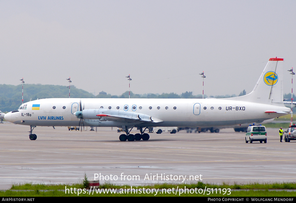 Aircraft Photo of UR-BXD | Ilyushin Il-18D | Lviv Airlines | AirHistory.net #511193