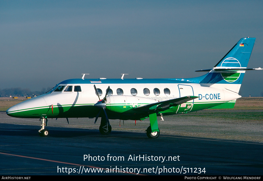 Aircraft Photo of D-CONE | British Aerospace BAe-3103 Jetstream 31 | Contactair Flugdienst | AirHistory.net #511234