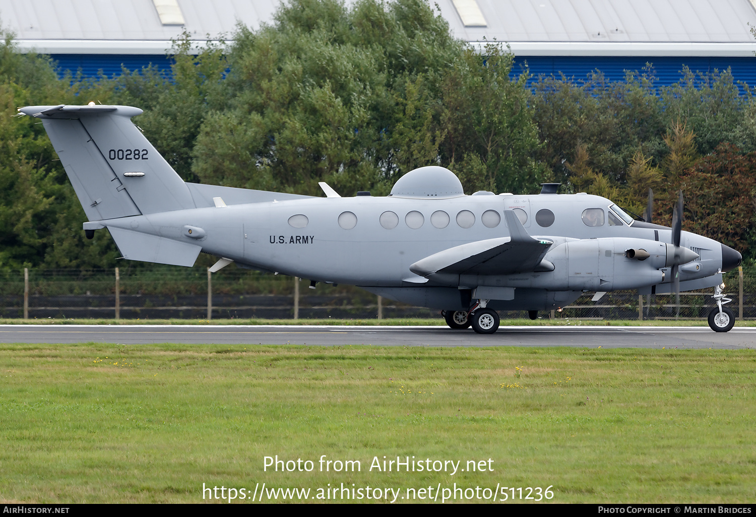 Aircraft Photo of 11-0282 / 00282 | Raytheon MC-12S Huron (350ER) | USA - Army | AirHistory.net #511236