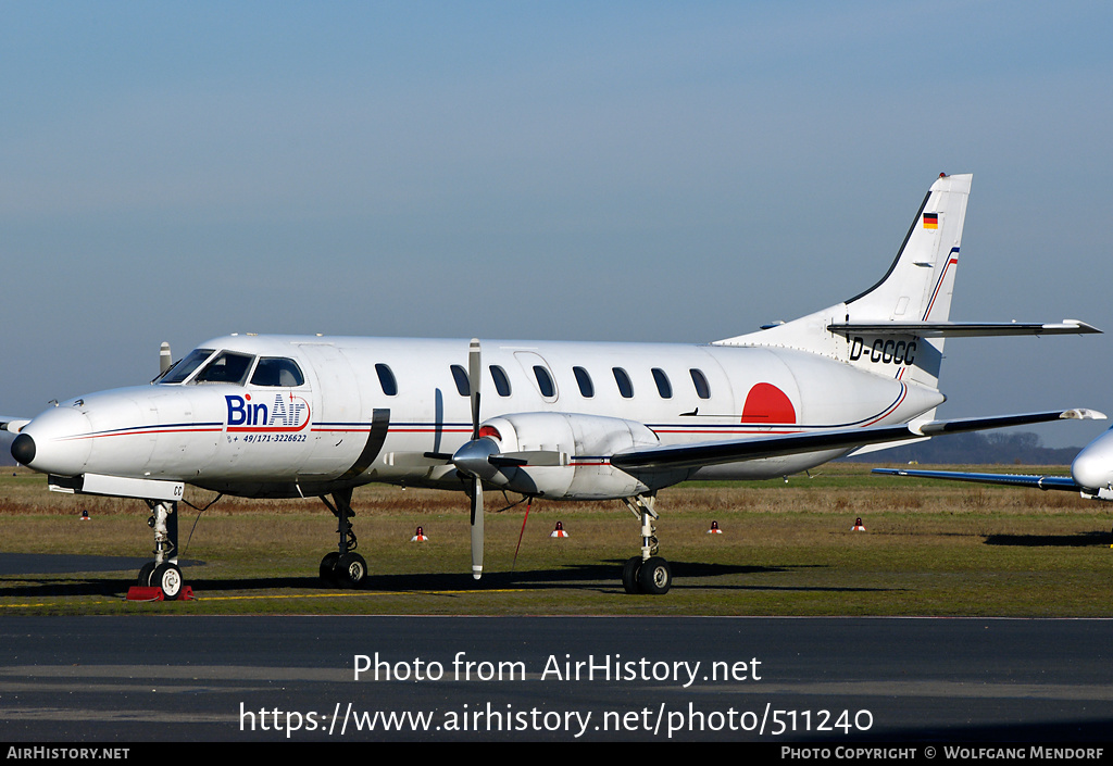 Aircraft Photo of D-CCCC | Fairchild Swearingen SA-227AT Merlin IVC | BinAir Aero Service | AirHistory.net #511240