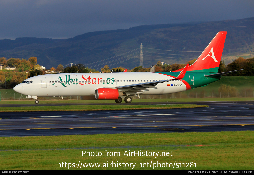 Aircraft Photo of EC-NLK | Boeing 737-81M | AlbaStar | AirHistory.net #511281