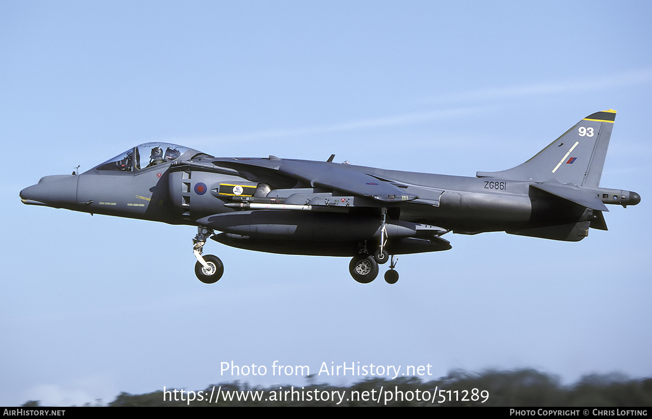 Aircraft Photo of ZG861 | British Aerospace Harrier GR7 | UK - Air Force | AirHistory.net #511289