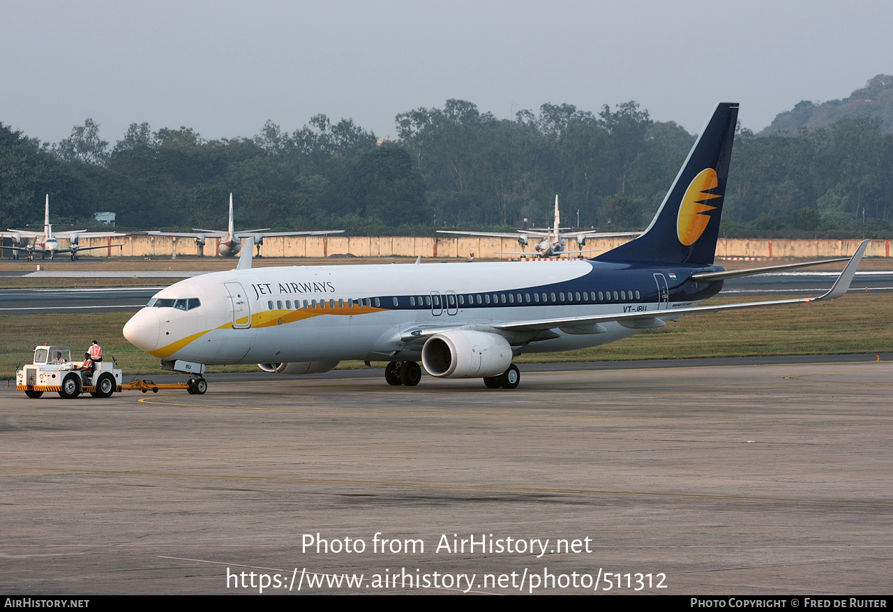 Aircraft Photo of VT-JBU | Boeing 737-86N | Jet Airways | AirHistory.net #511312