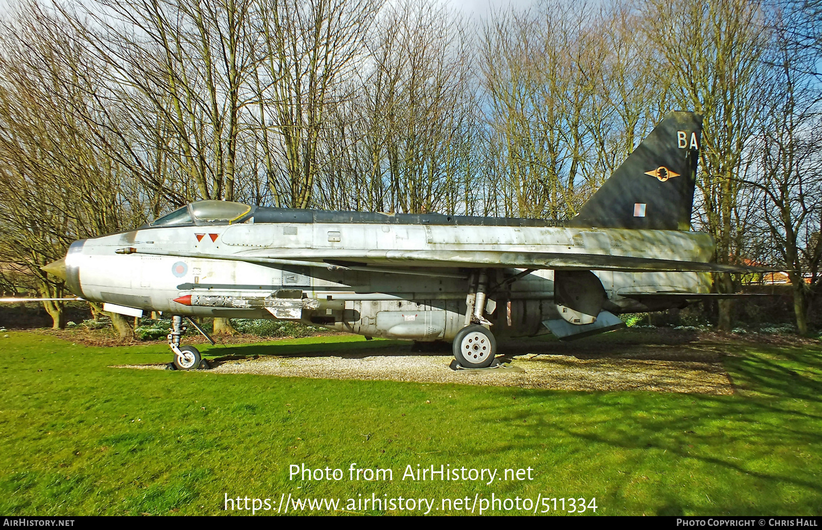 Aircraft Photo of XR725 | English Electric Lightning F6 | UK - Air Force | AirHistory.net #511334