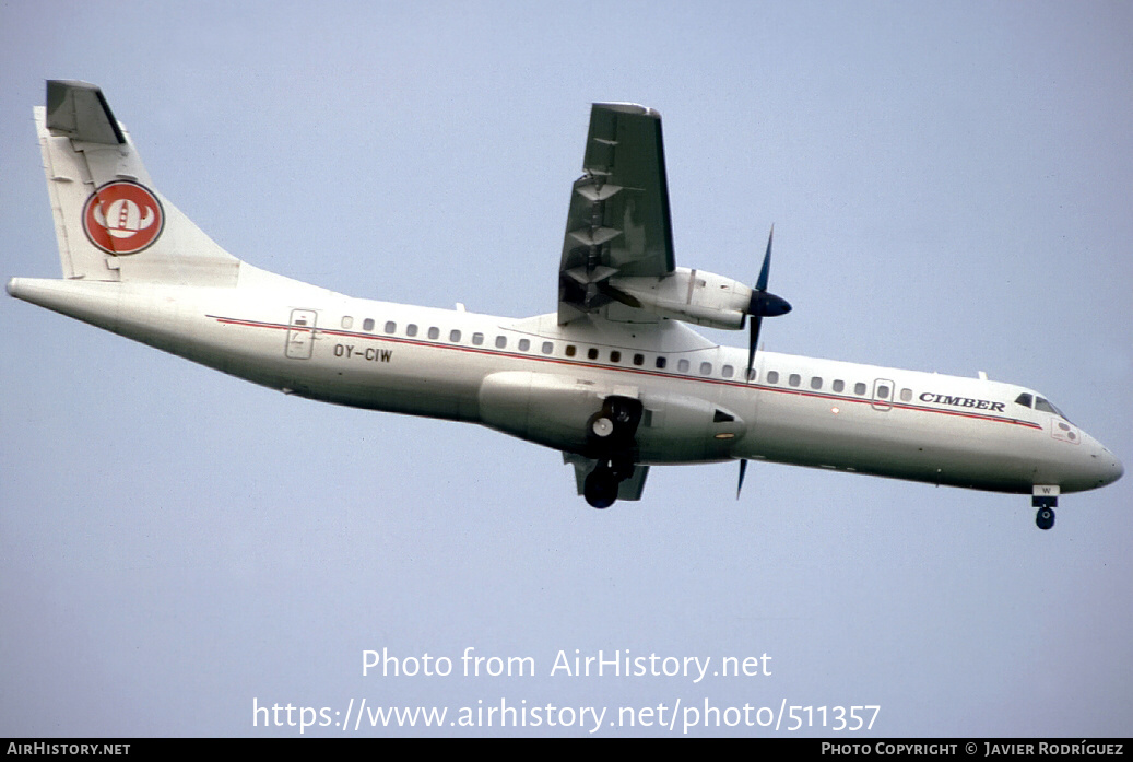 Aircraft Photo of OY-CIW | ATR ATR-72-500 (ATR-72-212A) | Cimber Air | AirHistory.net #511357